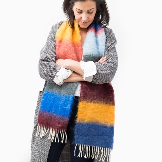 Las Bufandas más modernas hechas con lana para el 2021