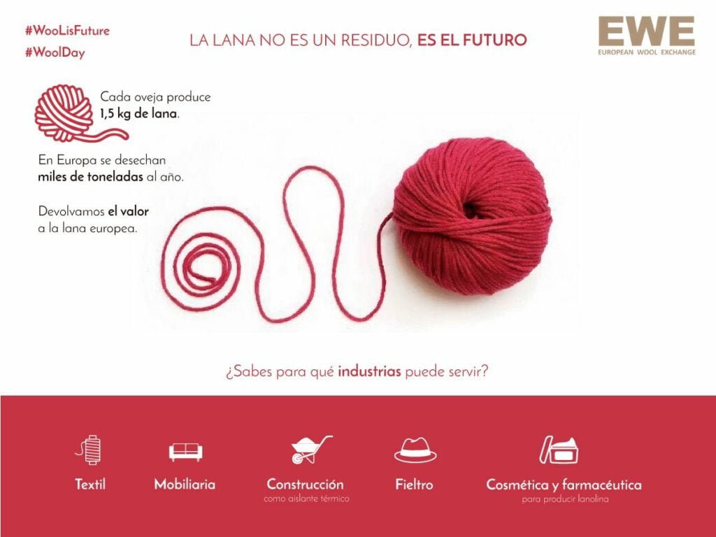 Primer Día Europeo de la Lana es el 9 de Abril de 2021